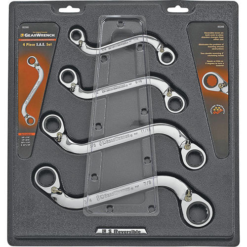"S" Reversible Wrench Set - 4 Pieces MAS Chibougamau