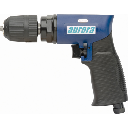 3/8" Air Reversible Drill, 4 CFM, 1/4" NPT, 88 dBA, 3/8" Chuck MAS Chibougamau
