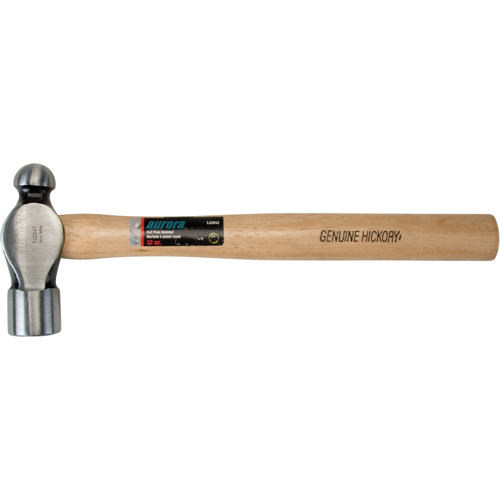 Ball Pein Hammer, 32 oz. Head Weight, Plain Face, Wood Handle MAS Chibougamau