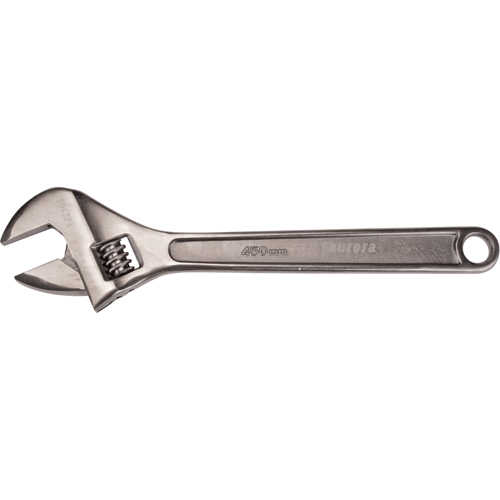 Adjustable Wrench, 18" L, 2-1/4" Max Width, Black MAS Chibougamau