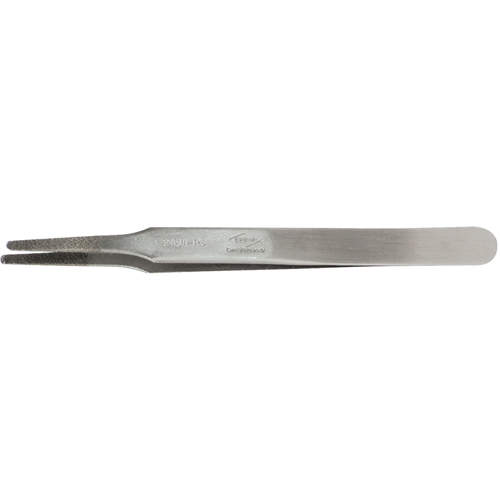 Tweezers - Flat Round Tips, Straight - 4.75" (120 mm) MAS Chibougamau
