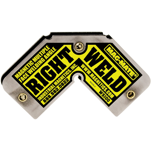 Magnetic Welding Squares, 5-1/2" L x 5/8" W x 2-7/8" H, 40 lbs. MAS Chibougamau
