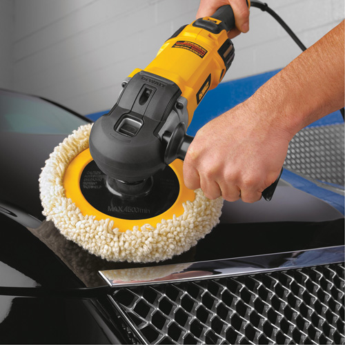 Variable Speed Polisher with Soft Start, 9"/7" Pad, 120 V, 12 A, 0-3500 RPM MAS Chibougamau