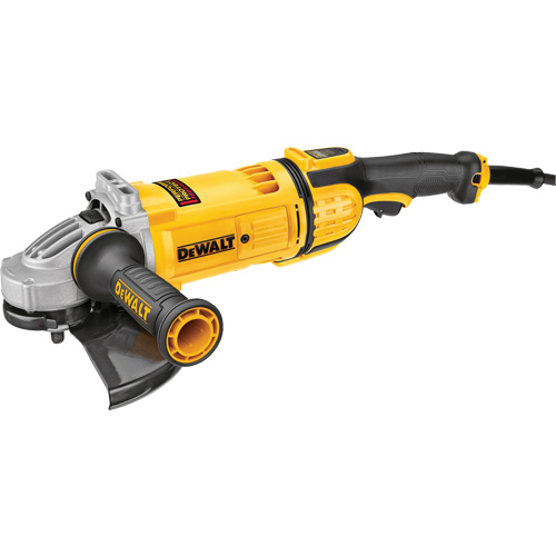 Large Angle Grinder with No Lock-On Switch, 9", 120 V, 15 A, 6500 RPM MAS Chibougamau