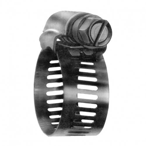 Colliers de serrage pour tuyaux - Collier de serrage & vis en acier inoxydable, Dia. min 0.563, Dia. max 1-1/4" MAS Chibougamau