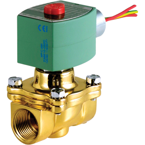 2-Way Pilot Operated Solenoid Valves, 1-1/4" Pipe, 100 psi MAS Chibougamau