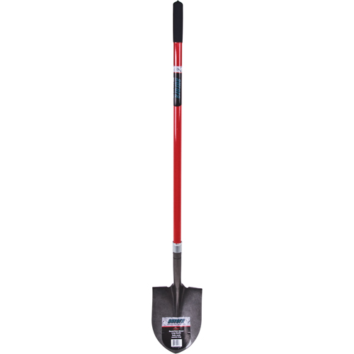 Pelle ronde robuste, Lame Acier au carbone, Fibre de verre, Manche Droit MAS Chibougamau