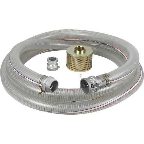 Reinforced Suction Hose Kit for Water Pump, 3" x 300" MAS Chibougamau