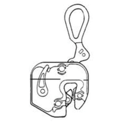 GXL Plate Clamp, 4000 lbs. (2 tons), 1/16" - 7/8" Jaw Opening MAS Chibougamau