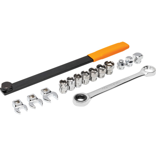 Ensemble d'outils &agrave; rochet avec ceinture serpentine 15 mcx MAS Chibougamau