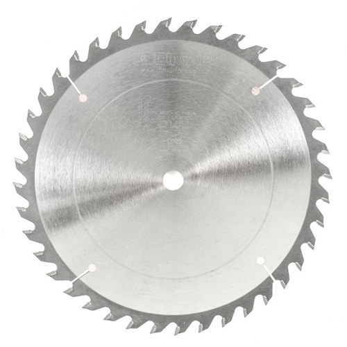Industrial Saw Blade - Crosscut Thin Kerf, 10", 40 Teeth, Wood Use MAS Chibougamau