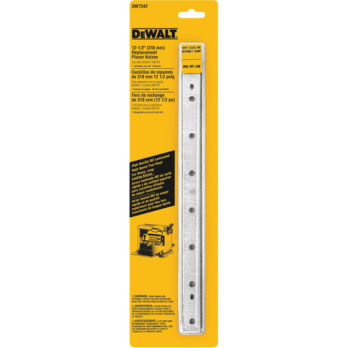 12-1/2" Disposable Reversible Planer Knives MAS Chibougamau