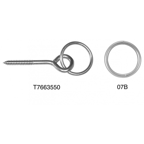 Campbell&reg; Welded Ring, 2", Nickel-Plated MAS Chibougamau