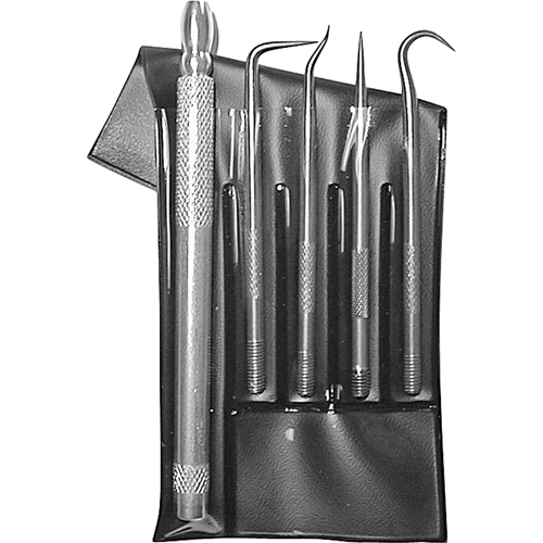 4-Piece Utility Pick Set With  Machined Aluminum Handles MAS Chibougamau