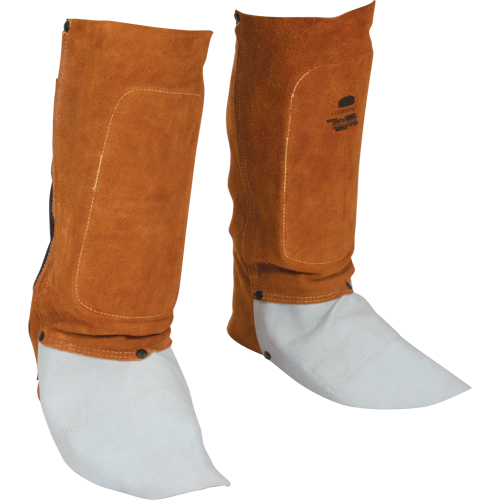 Leather Spats, 14" L, Lava Brown MAS Chibougamau