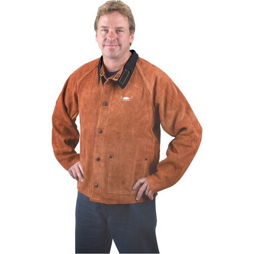 Veste de soudage, Cuir, 4T-Grand, Lava Brown MAS Chibougamau