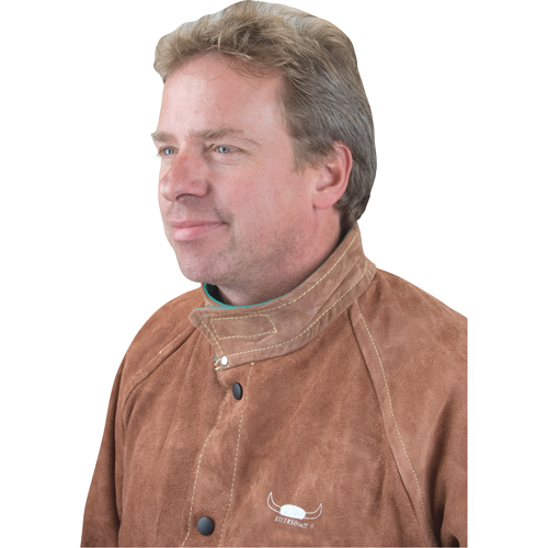 Veste de soudage, Cuir, 4T-Grand, Lava Brown MAS Chibougamau
