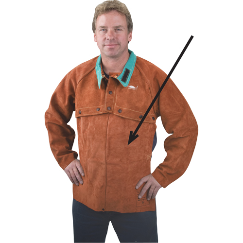 Tablier en cuir, 20" lo, Lava Brown MAS Chibougamau