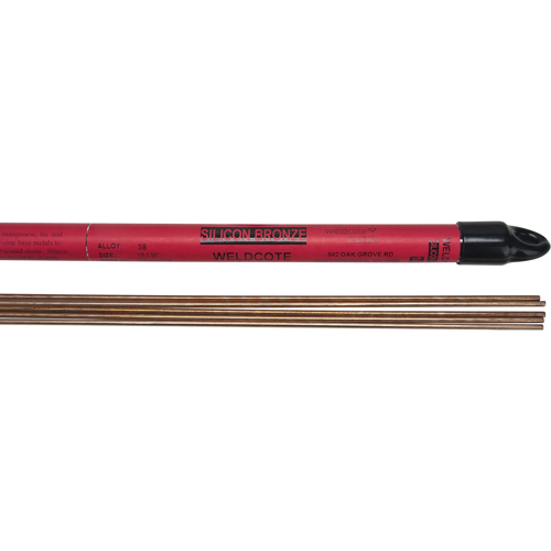 36" Cut Length TIG Rods, 1/8", Silicone Bronze MAS Chibougamau