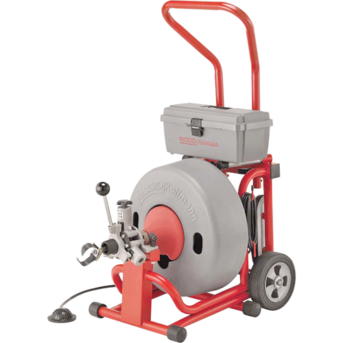 Machine &agrave; tambour no K-6200 avec c&acirc;ble no C-24-IW, &eacute;lectrique, 5/8" x 100' MAS Chibougamau