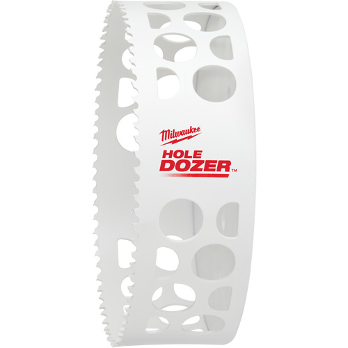 Hole Dozer Hole Saw, 5-1/2", 1-5/8" Depth of Cut, Bi-Metal MAS Chibougamau