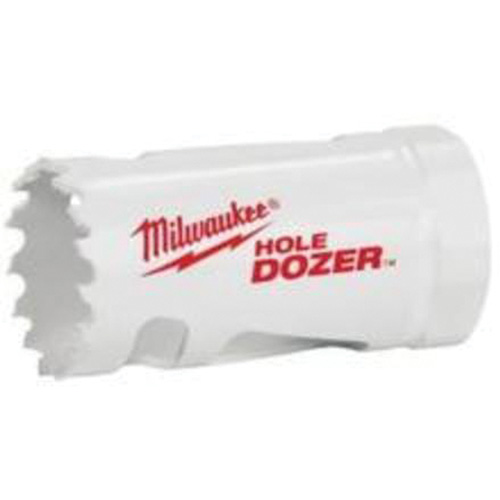Hole Dozer Hole Saw with Arbor, 1", 1-5/8" Depth of Cut, Bi-Metal MAS Chibougamau