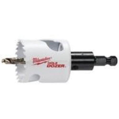 Hole Dozer Hole Saw with Arbor, 1-3/4", 1-5/8" Depth of Cut, Bi-Metal MAS Chibougamau