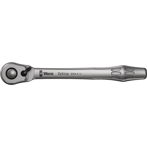 Zyklop Metal 1/4 Metal Ratchet with switch lever, 1/4" Drive, Plain Handle MAS Chibougamau