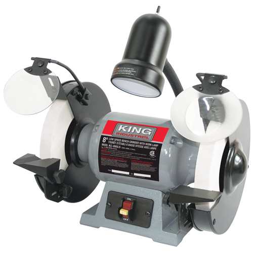 Bench Grinder, 8" Wheel Diameter, 1/2 HP, 1750 RPM MAS Chibougamau