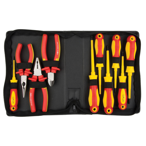 Insulated Tool Set, 1000 V, 10 Pcs MAS Chibougamau