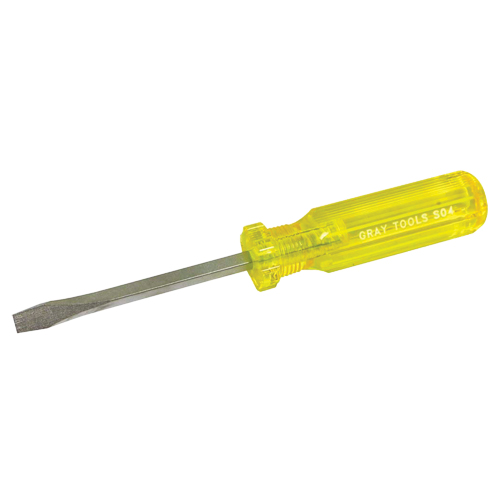 Tournevis fendu, 1/4", 8-1/4" lo, Prise Plastique MAS Chibougamau