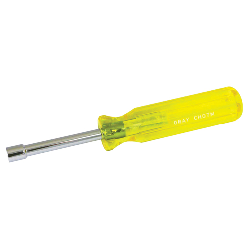 Nut Driver, 7 mm Drive, 6-1/2" L, Non Magnetic MAS Chibougamau