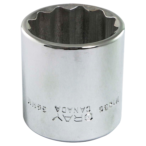 Douille, 13 mm, Prise 1/2", 12 pans MAS Chibougamau