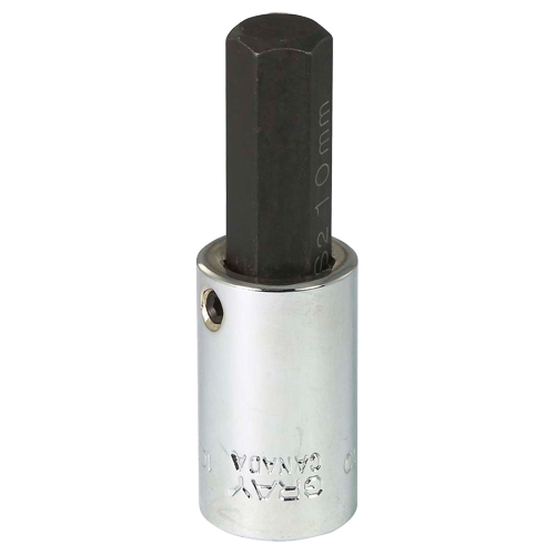 Bit Socket, 10 mm x 2-1/5" L, 3/8" Drive MAS Chibougamau