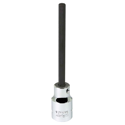 Bit Socket, 5 mm x 3-7/8" L, 3/8" Drive MAS Chibougamau
