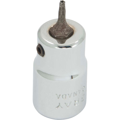 Bit Socket, Torx&reg;, T7 x 2-1/8" L, 3/8" Drive MAS Chibougamau