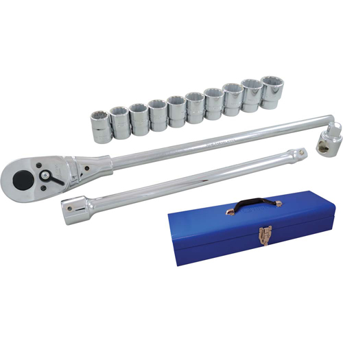 Socket & Attachment Set, 15 Pcs, 3/4" Drive Size MAS Chibougamau