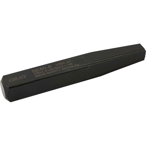 Straight Type Screw Extractor, 8, For Screw Size 1", Carbide MAS Chibougamau