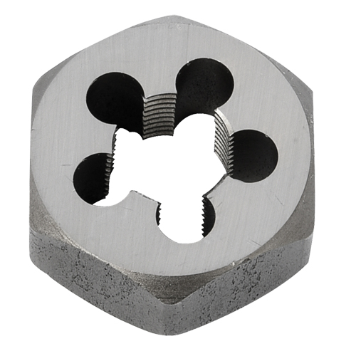 &eacute;crou &agrave; refileter hexagonale, dia. 1"/1-1/16", Filet de 3/8"-18, Acier au carbone/Acier au chrome MAS Chibougamau