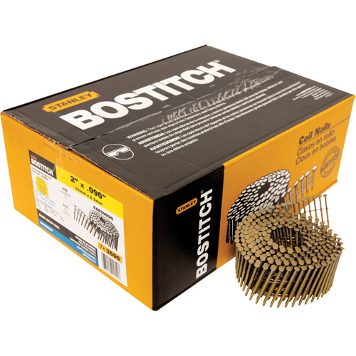 15° Wire Weld Coil Siding Nails MAS Chibougamau