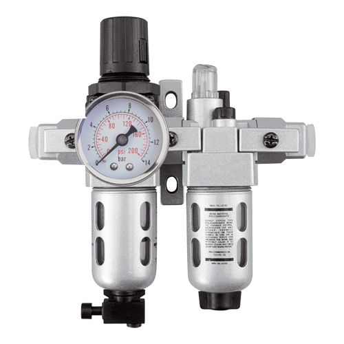 Modular Filter/Regulator & Lubricator (Gauge Included), 1/2" NPT MAS Chibougamau