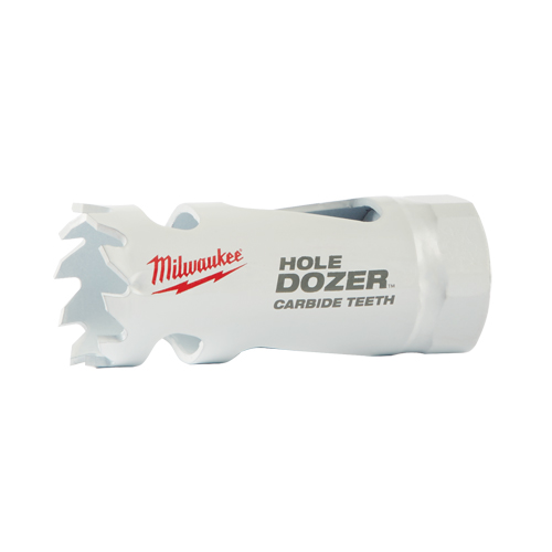Hole Dozer with Carbide Teeth, 1", 1-3/5" Depth of Cut, Carbide MAS Chibougamau