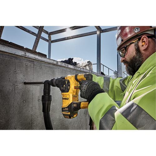 Marteau rotatif SDS Plus en forme de L, 3/16" - 7/8", 8,5 A, 0-5200 coups/min Coups/min, 0-1150 tr/min Tr/min, 2,58 lb-pi MAS Chibougamau