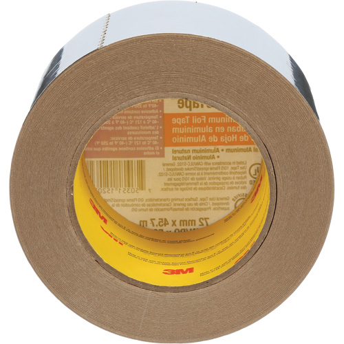 Ruban en aluminium Venture Tape, &eacute;paisseur 1,8 mils, 72 mm (3") x 45,7 m (150') MAS Chibougamau