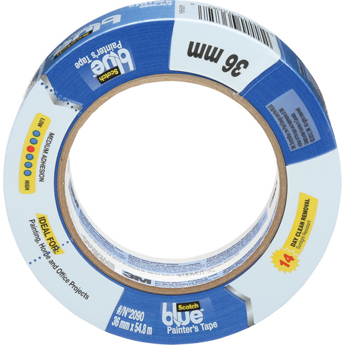 ScotchBlue Original Painter's Tape 2090, 36 mm (1-2/5") x 55 m (180'), Blue MAS Chibougamau