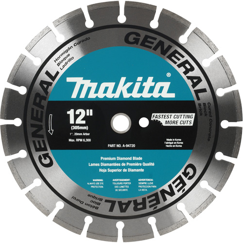 General Purpose Segmented Diamond Blade MAS Chibougamau
