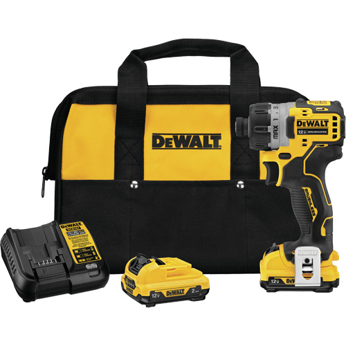Trousse de tournevis &agrave; moteur sans balai Xtreme, 1/4", 12 V, 200 UWO couple max., Lithium-ion bloc-pile MAS Chibougamau