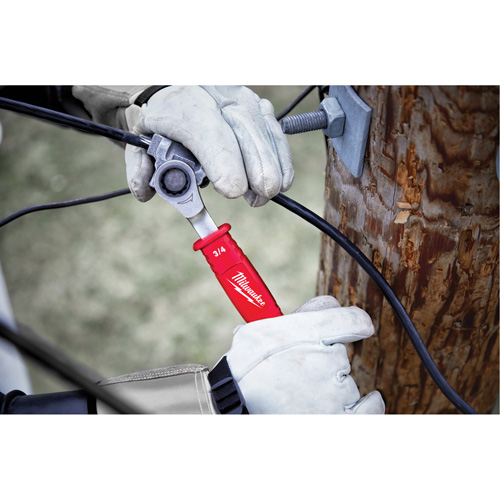 Lineman's 2-in-1 Insulated Ratcheting Box Wrench MAS Chibougamau