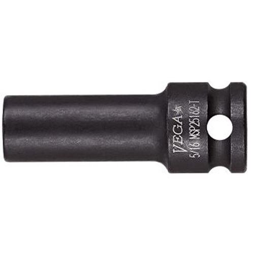 Thin Walled Socket, Impact, 1/2", 3/8" Drive, 6 Points, Deep MAS Chibougamau