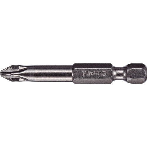 Embout pour outil &eacute;lectrique ACR, Phillips, Embout #3, Prise 1/4", Longueur 2" MAS Chibougamau